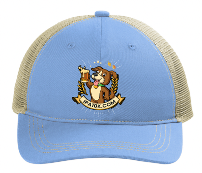 IPA 10K Trucker -Carolina Blue- Dog