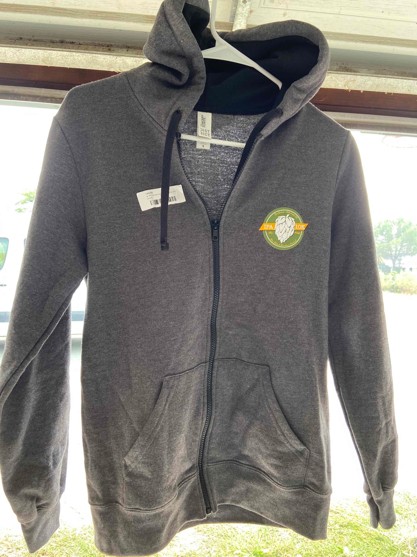 IPA 10K Women's Zip Hoody -Charcoal- LCP