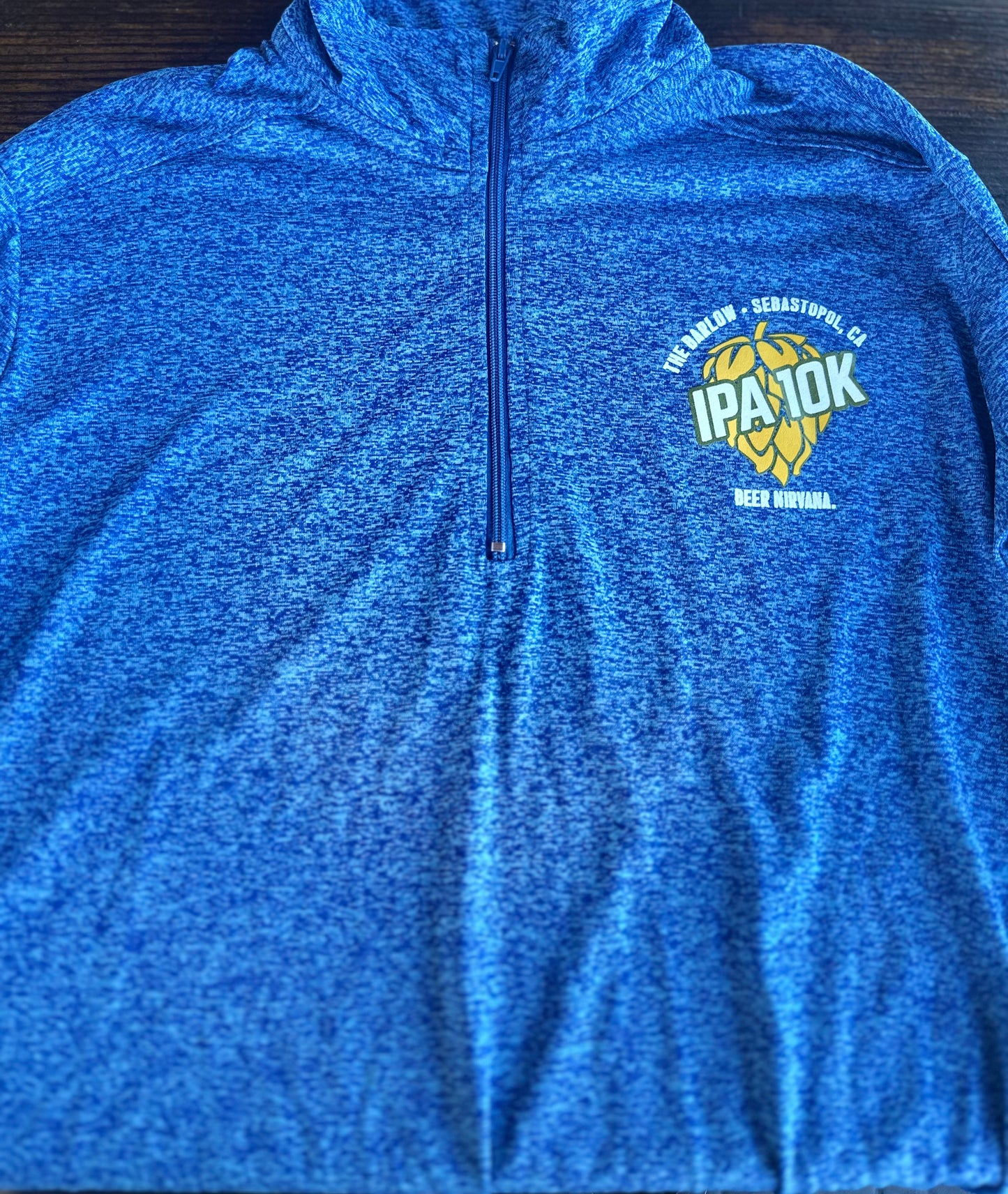 IPA 10K Women's 1/4 Zip -BLUE- LCP